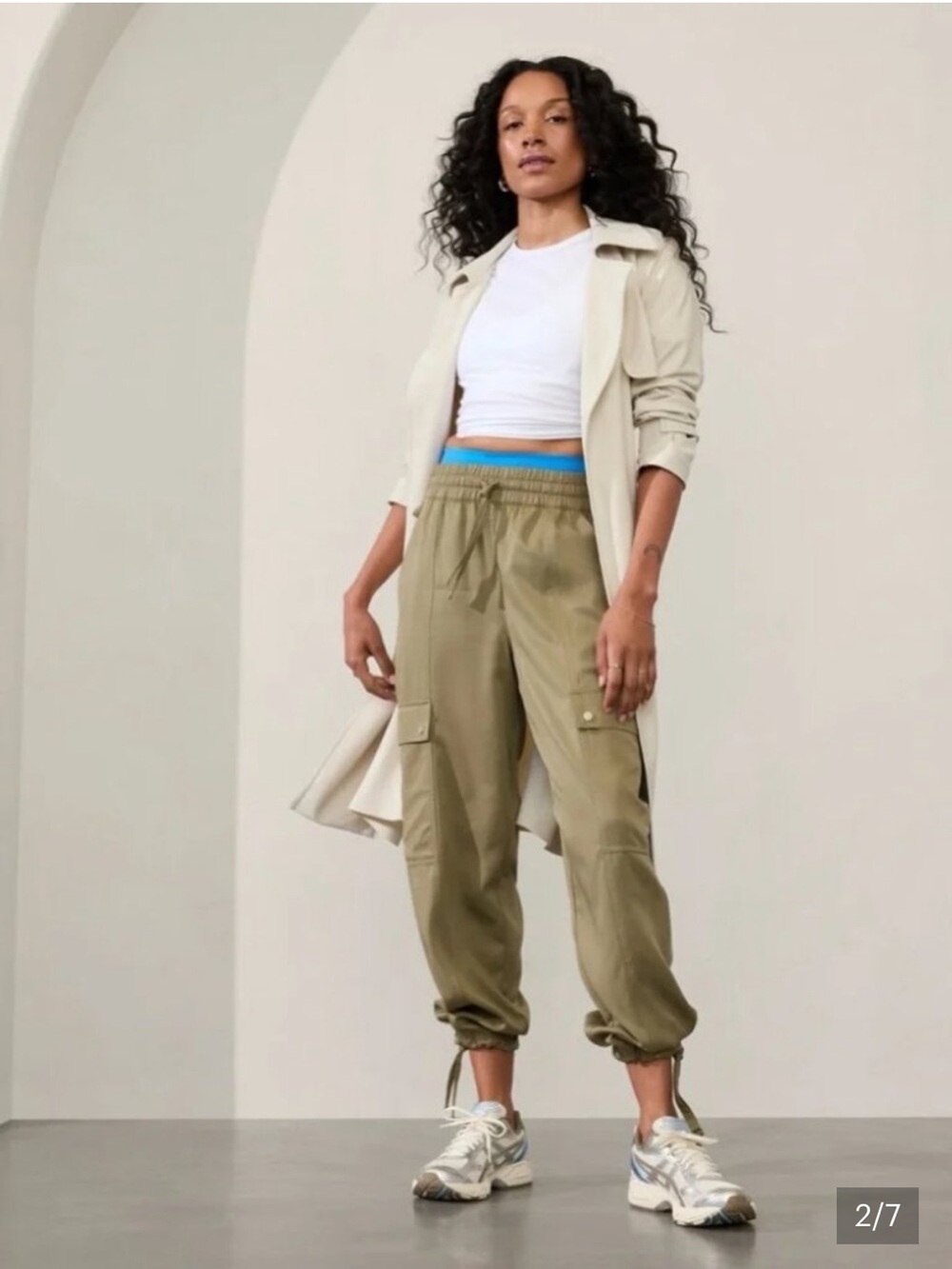 NWT Athleta Celestial Olive Utility Pant size S
